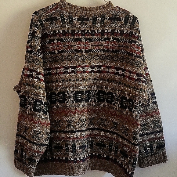 Woolrich women's 66% Wool Women’s pullover Sweater USA Large Vintage - Picture 6 of 10